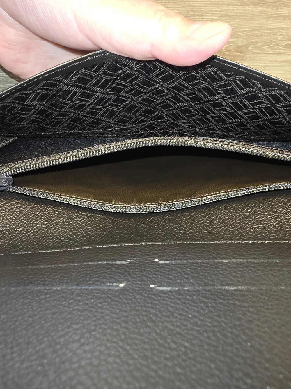 New Dunhill London Brown Long Bifold Wallet